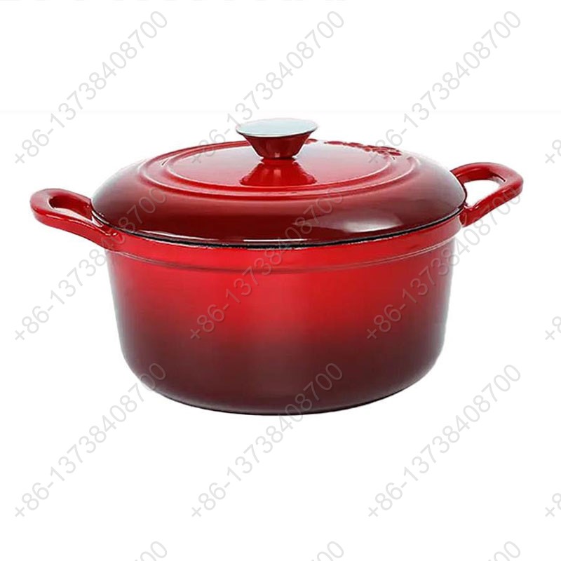 Enameled Cast Iron Pot with Non-Stick Function Cast Iron Cookware Cast Iron Cooking Pot Rice Cooker