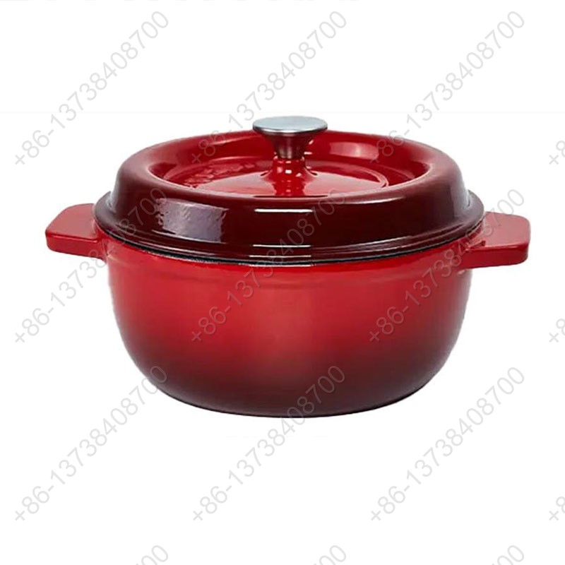 Enameled Cast Iron Pot with Non-Stick Function Cast Iron Cookware Cast Iron Cooking Pot Rice Cooker