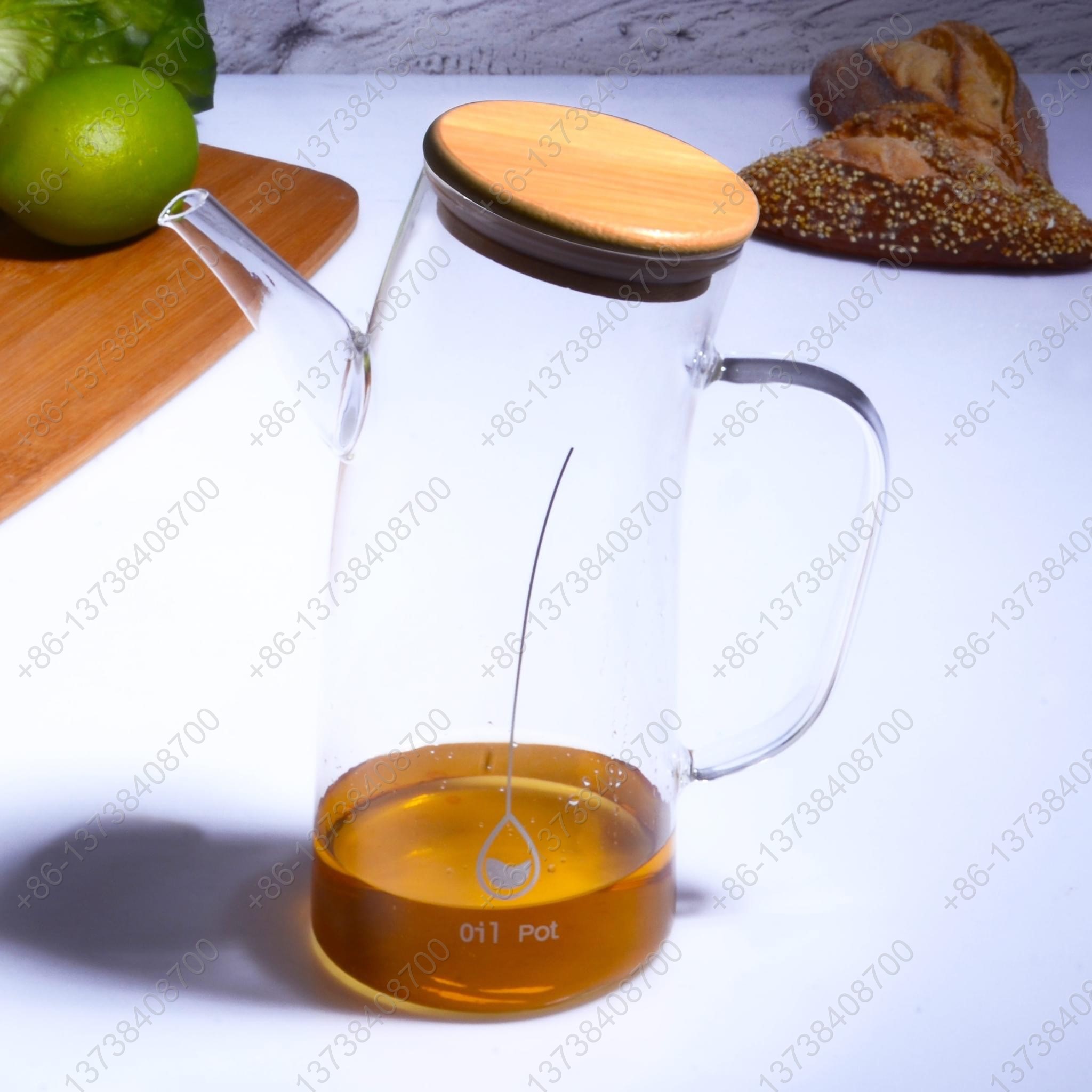 High Borosilicate Glass Oil Models Glass Oil Bottle Glass Oil Pot Glass Oil Container Glass Oil Jar