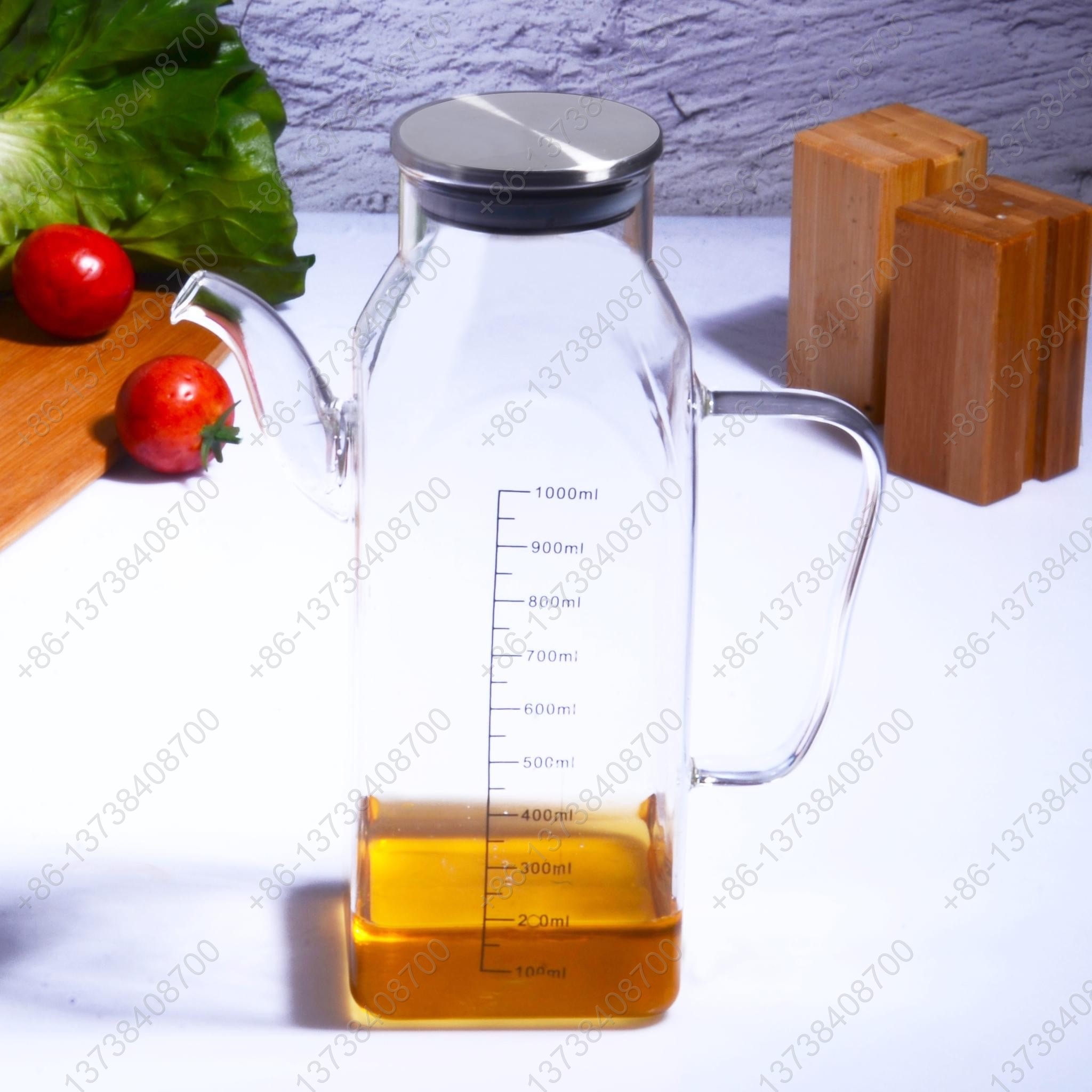 High Borosilicate Glass Oil Models Glass Oil Bottle Glass Oil Pot Glass Oil Container Glass Oil Jar