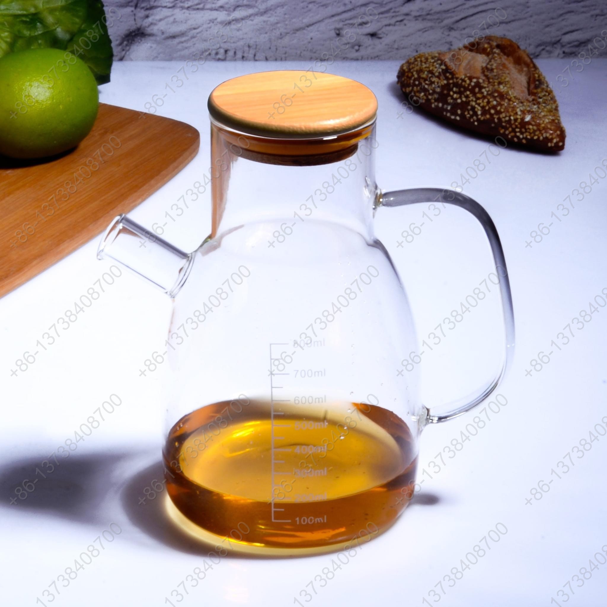 High Borosilicate Glass Oil Models Glass Oil Bottle Glass Oil Pot Glass Oil Container Glass Oil Jar